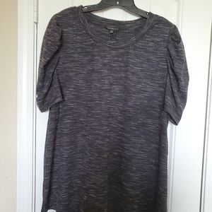 Lane Bryant Scrunch Short Sleeve Knit Top